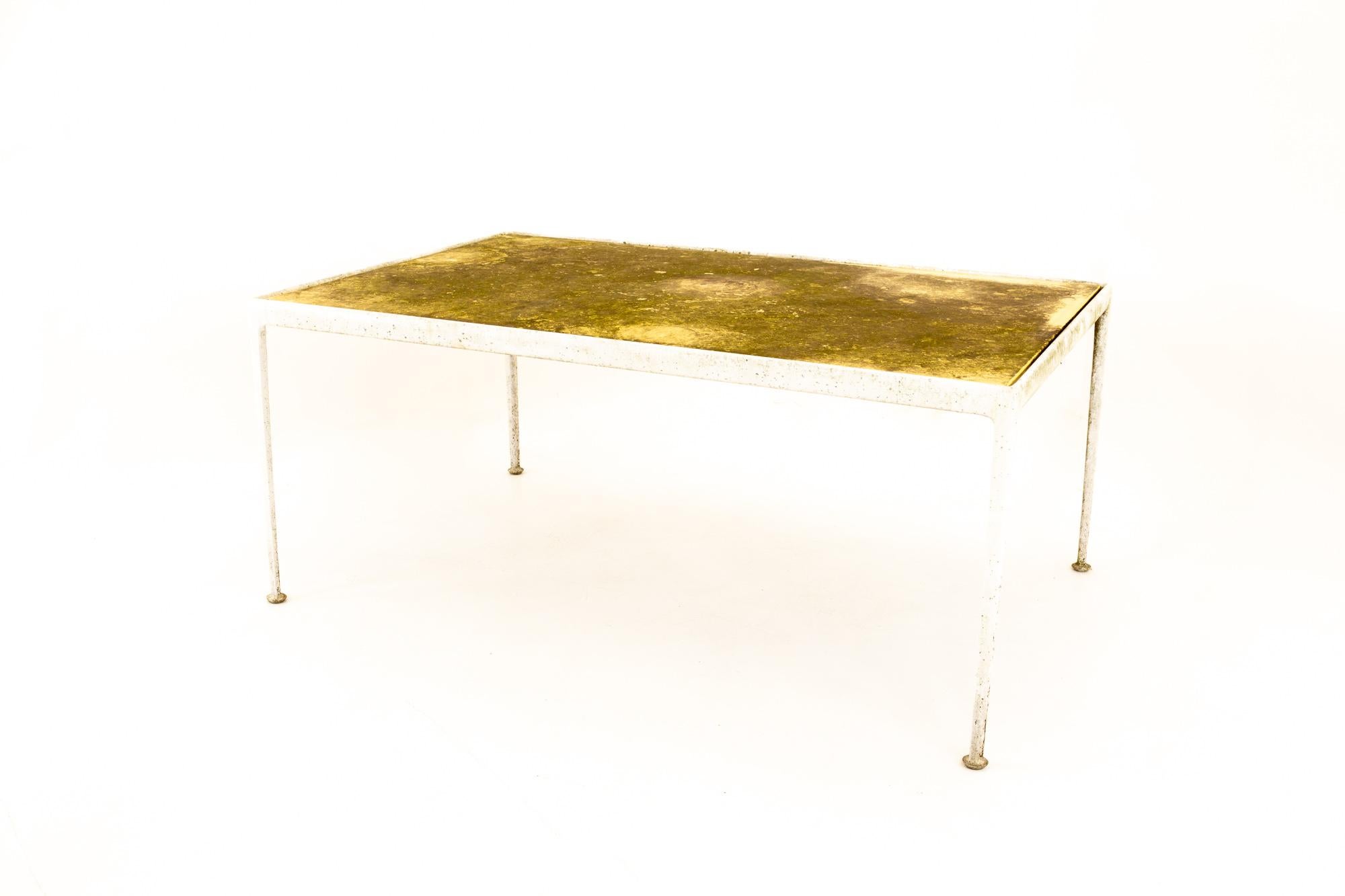 Mid-Century Modern Richard Schultz for Knoll Mid Century Gold Top Dining Table
