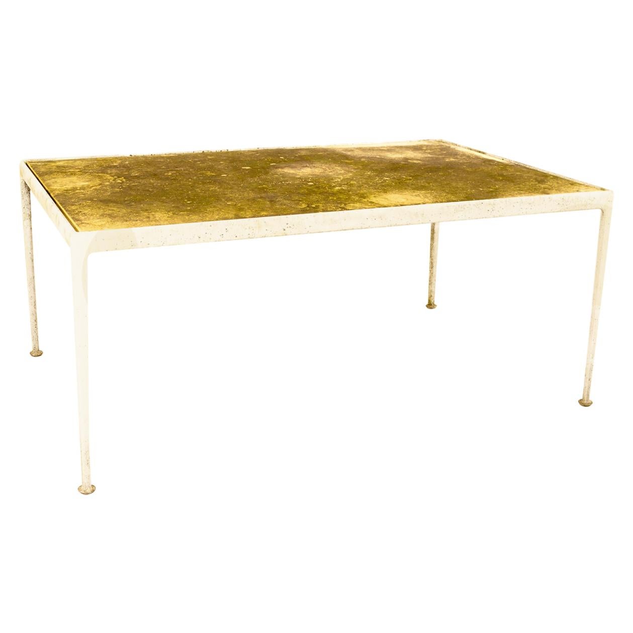 Richard Schultz for Knoll Mid Century Gold Top Dining Table