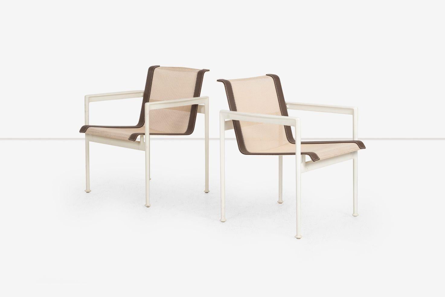 Richard Schultz for Knoll Set of Six Dining Chairs—1960s In Good Condition For Sale In Chicago, IL