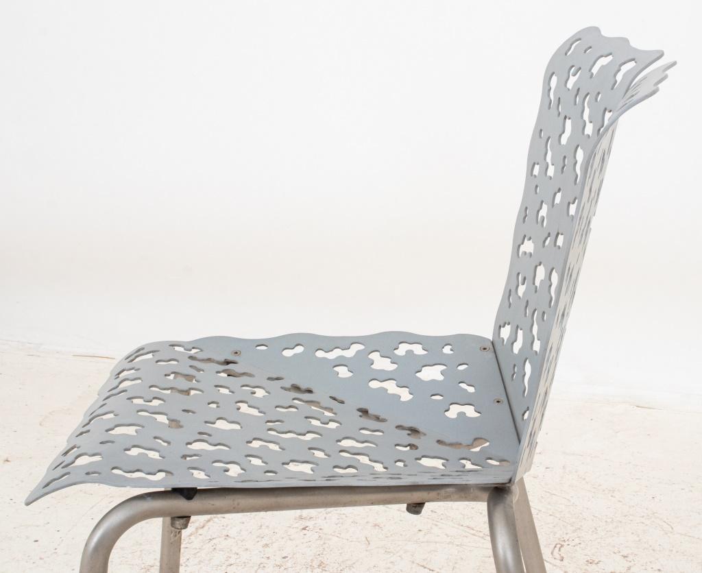 Steel Richard Schultz Knoll Studio Topiary Side Chairs, Set of 3
