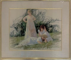 Mädchen auf dem Feld
