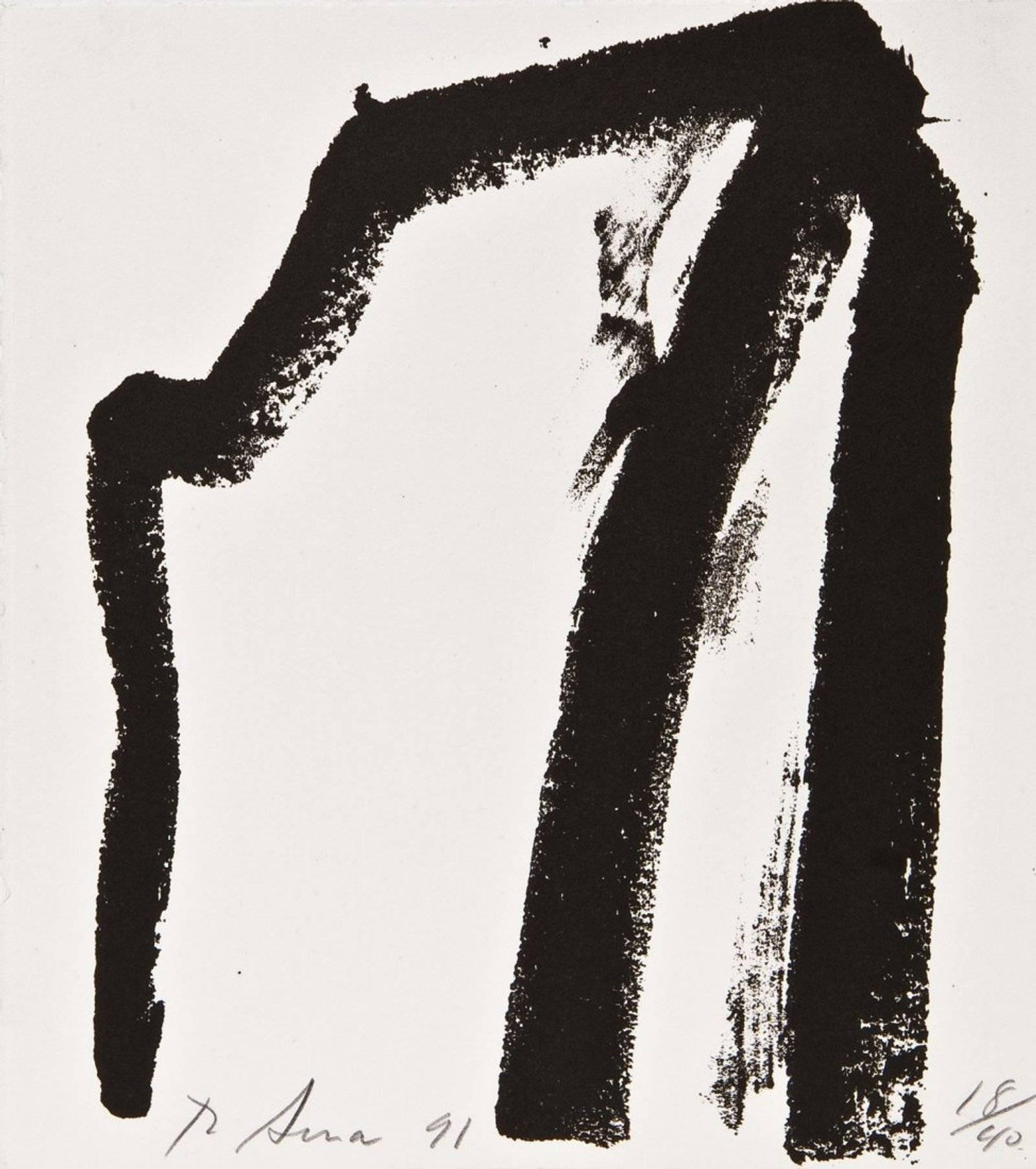 Richard Serra Abstract Print - Untitled