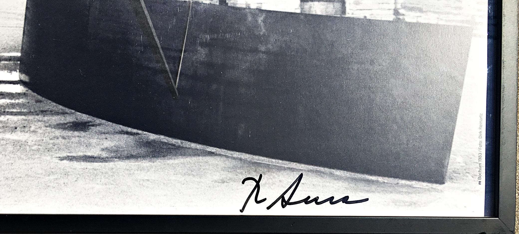 Clara, Clara (Firmado a mano por Richard Serra) Raro póster vintage del Centro Pompidou en venta 2