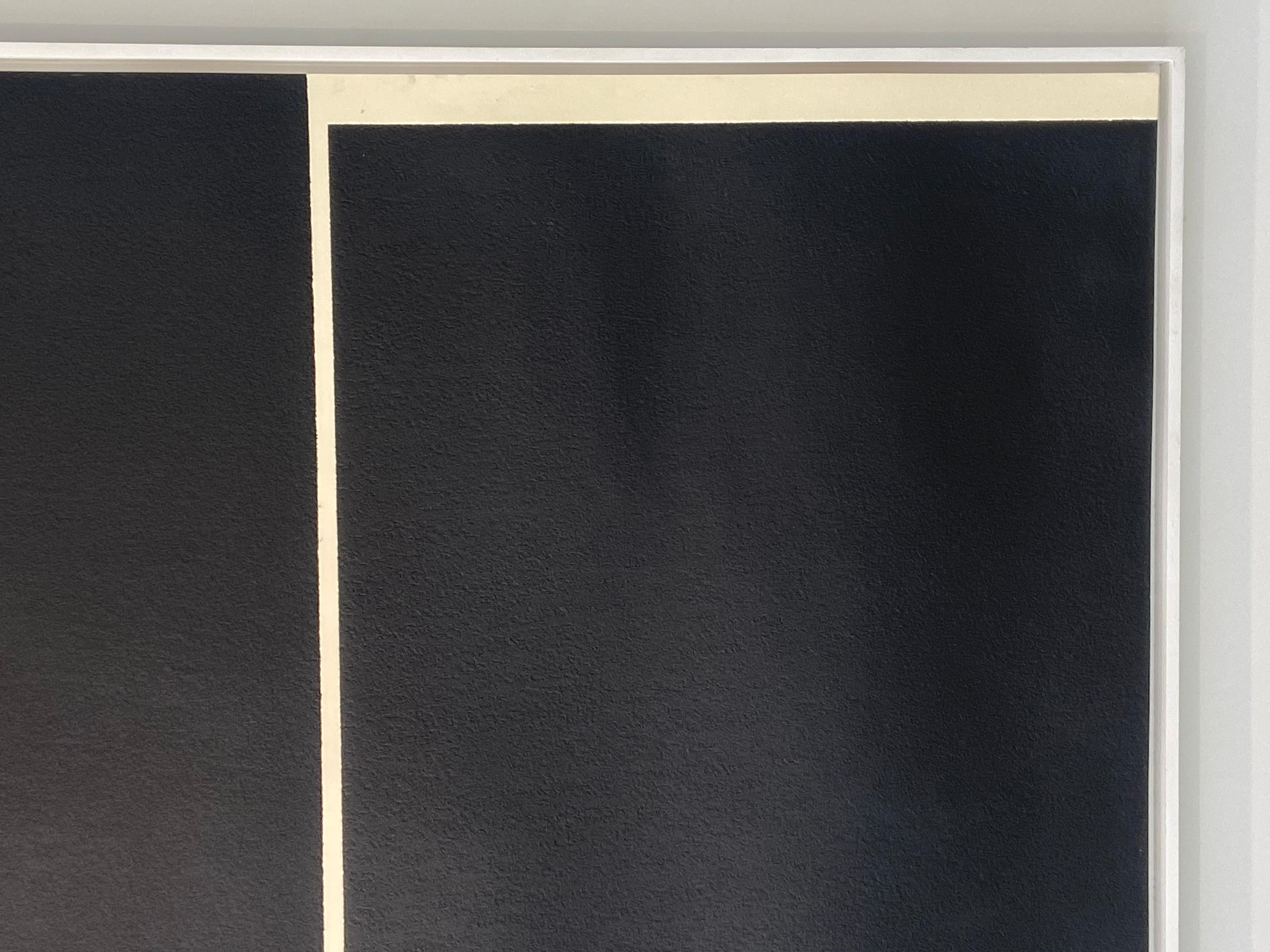 Double Level I - Black Abstract Print by Richard Serra