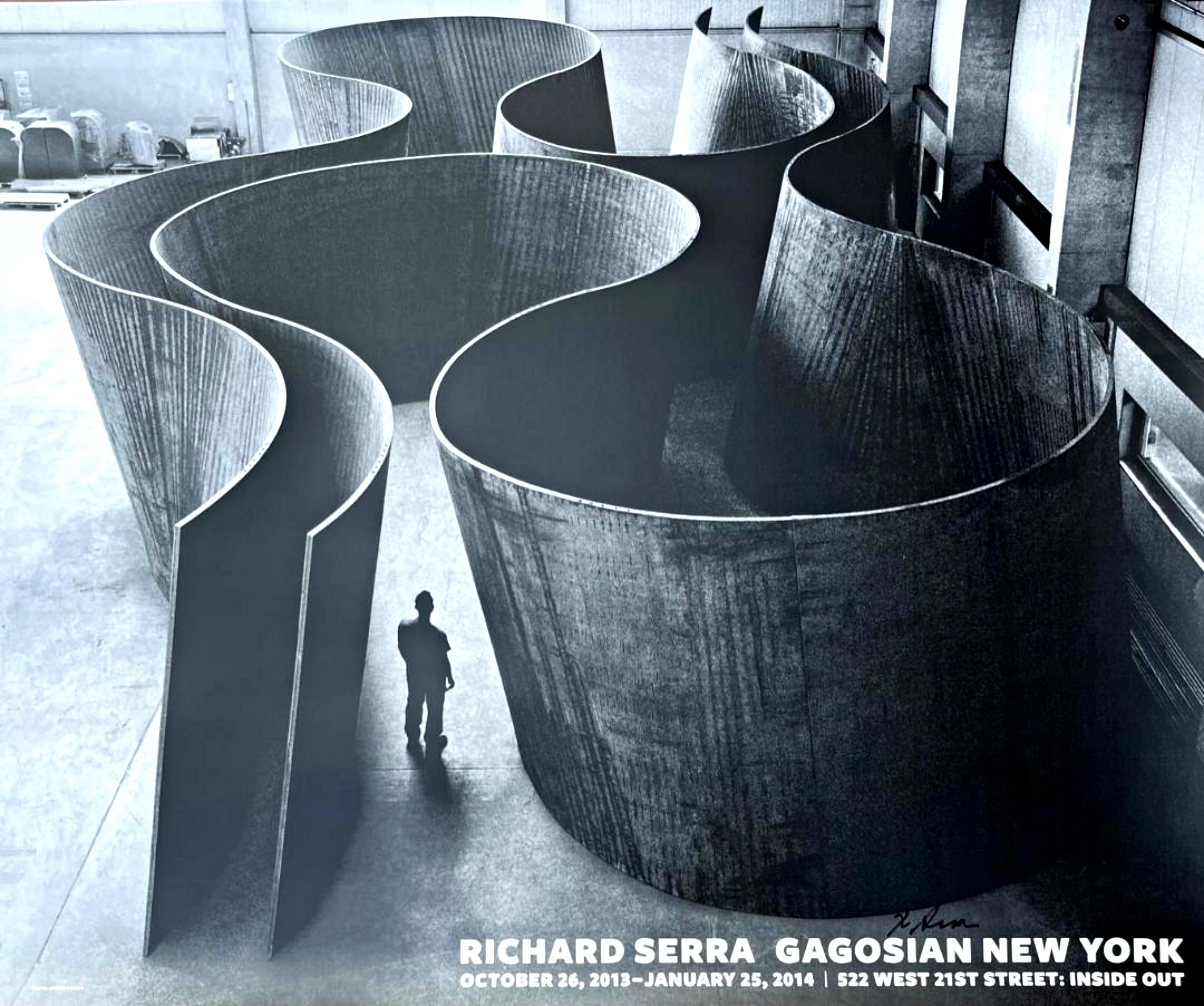 Inside Out (Signé à la main) - Minimaliste Print par Richard Serra