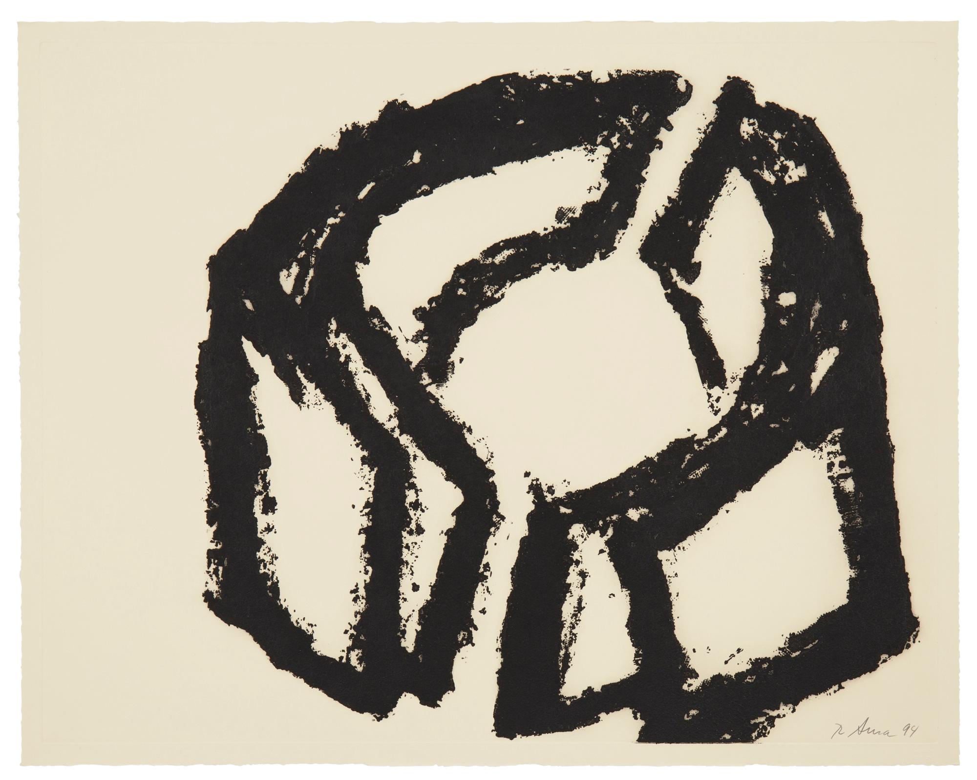 Richard Serra Abstract Print - Intersection