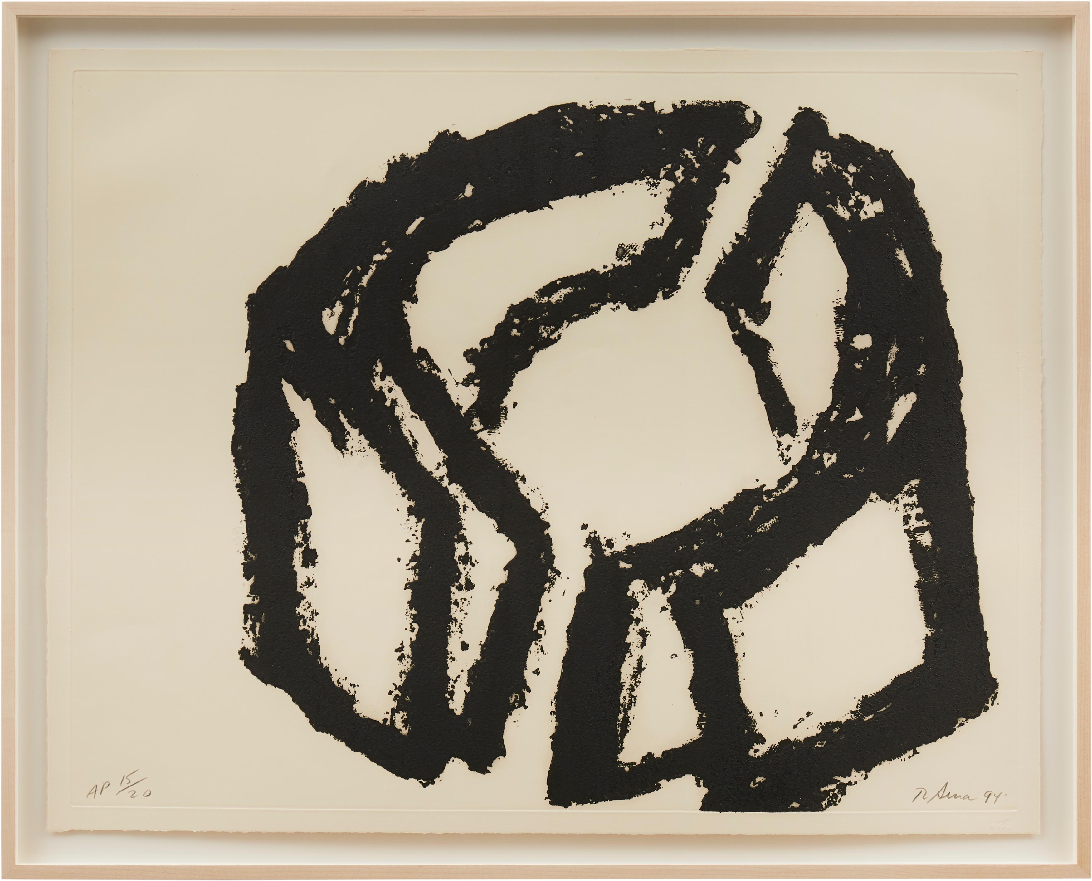 Intersection - Print by Richard Serra