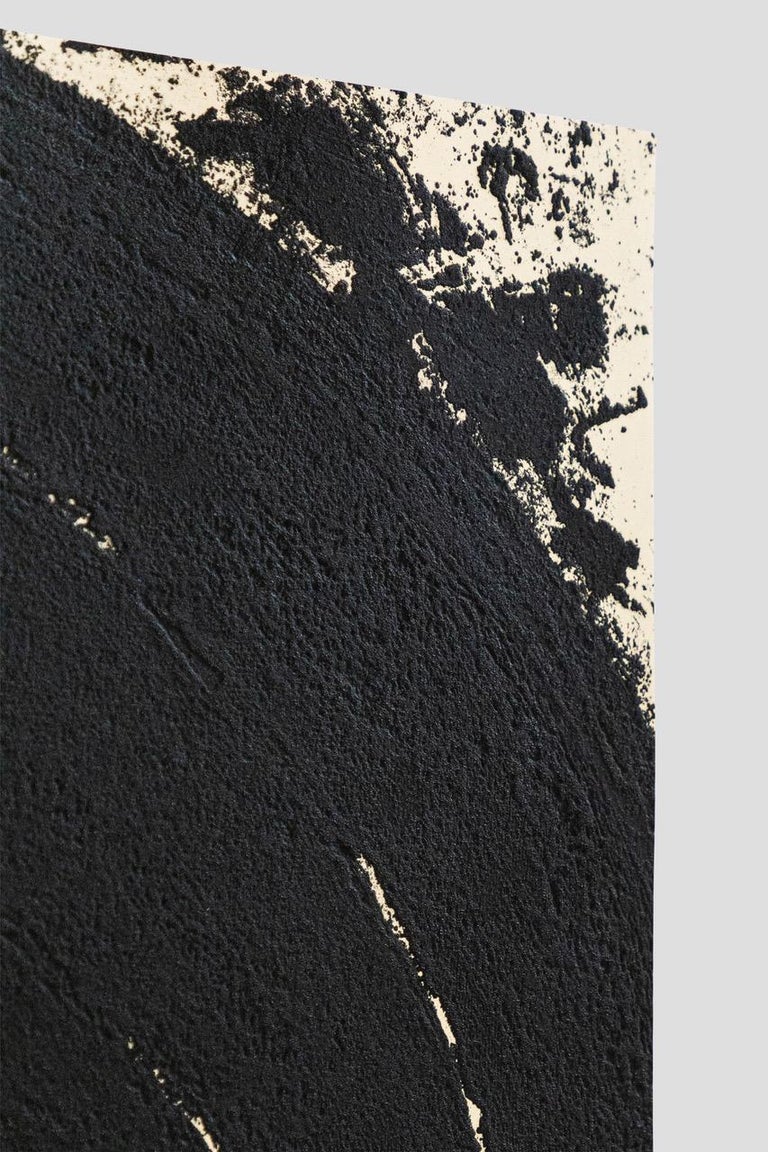 Paths and Edges #7 - Black Abstract Print by Richard Serra
