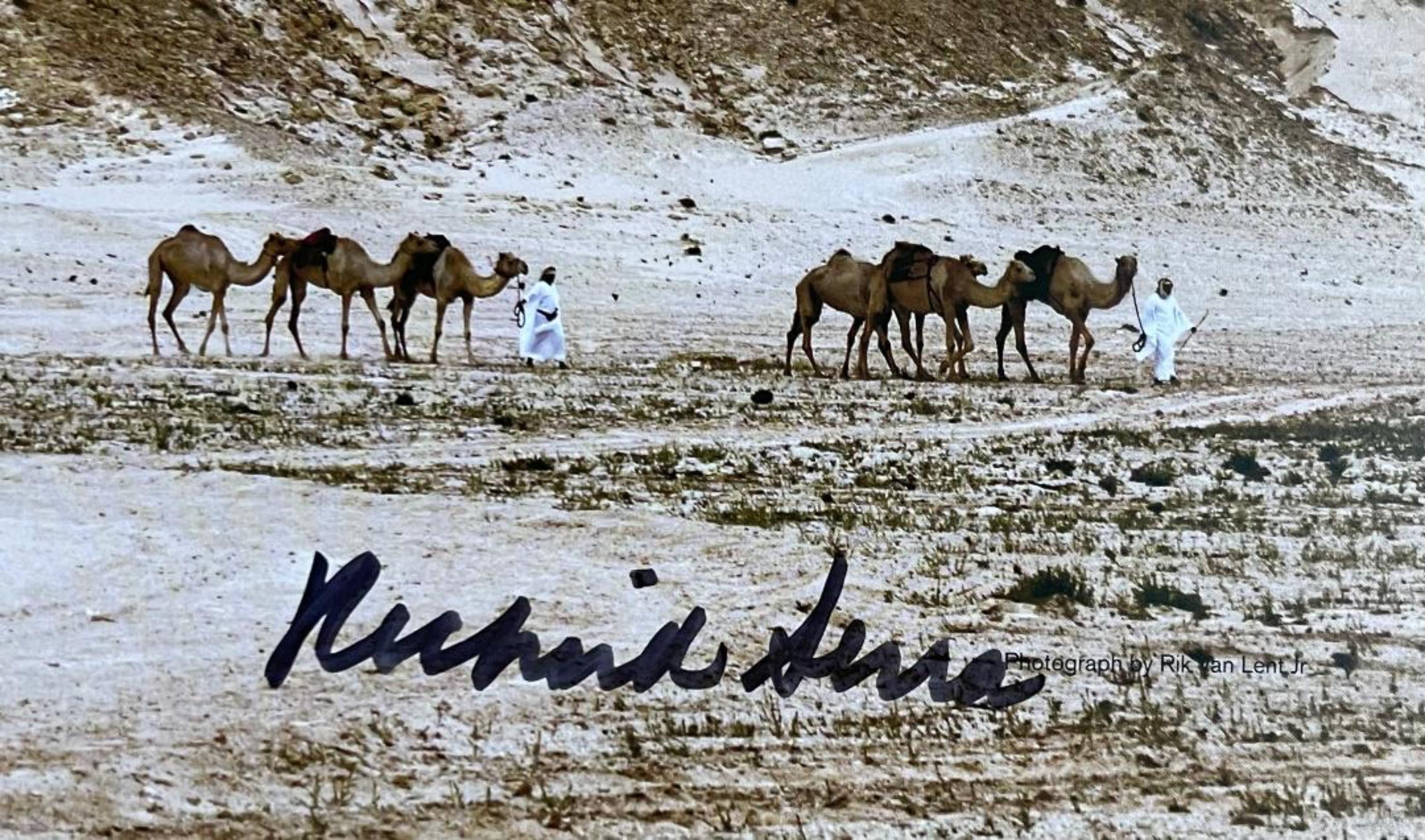 Richard Serra
Ost-West/West-Ost: A Permanent in the Brouq Nature Reserve, Katar (Handsigniert von Richard Serra), ca. 2014
Hervorragende Provenienz: Schenkung des Künstlers an eine bedeutende Organisation für zeitgenössische Kunst
Sehr seltene