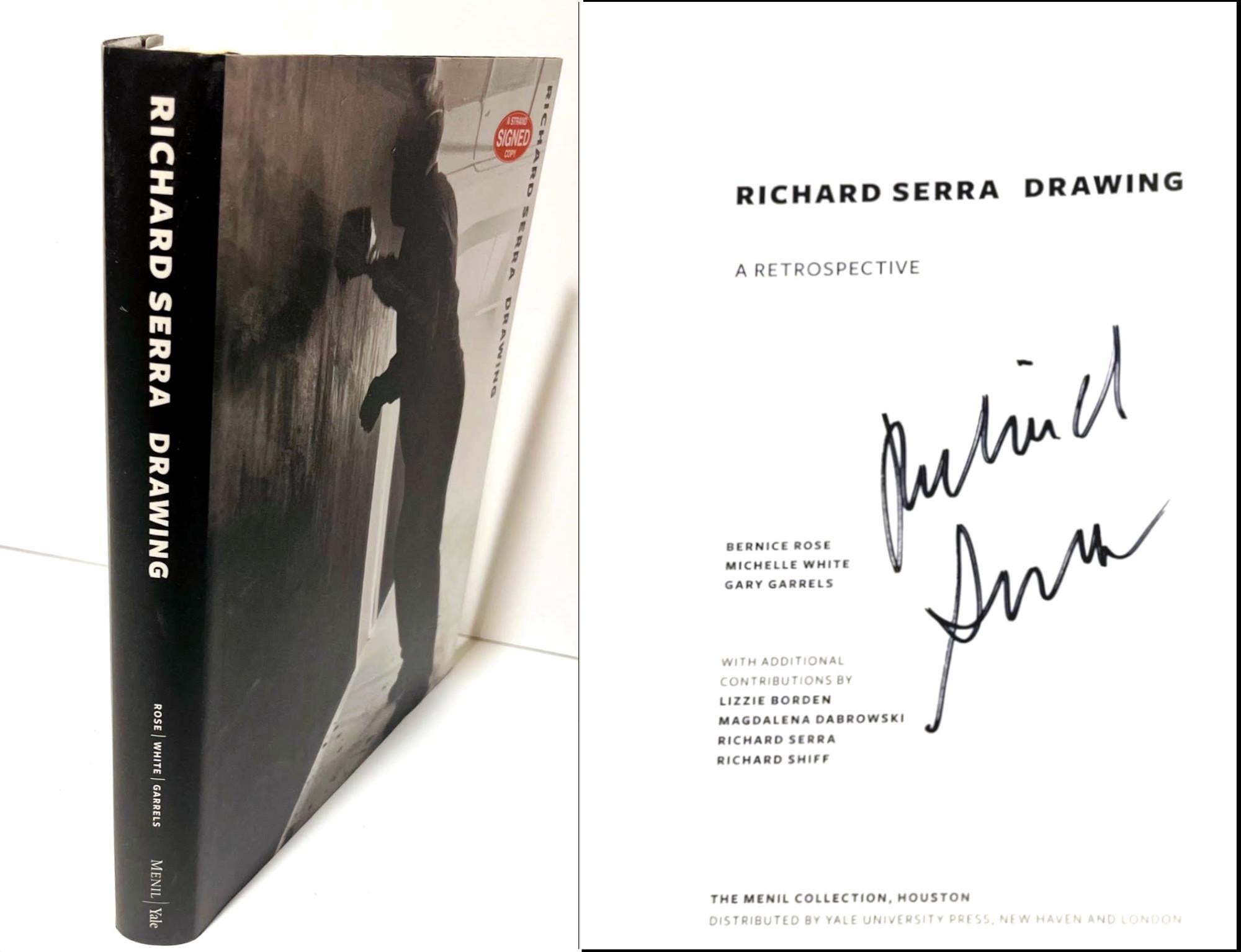 Richard Serra Drawing: A Retrospective (firmato a mano da Richard Serra)