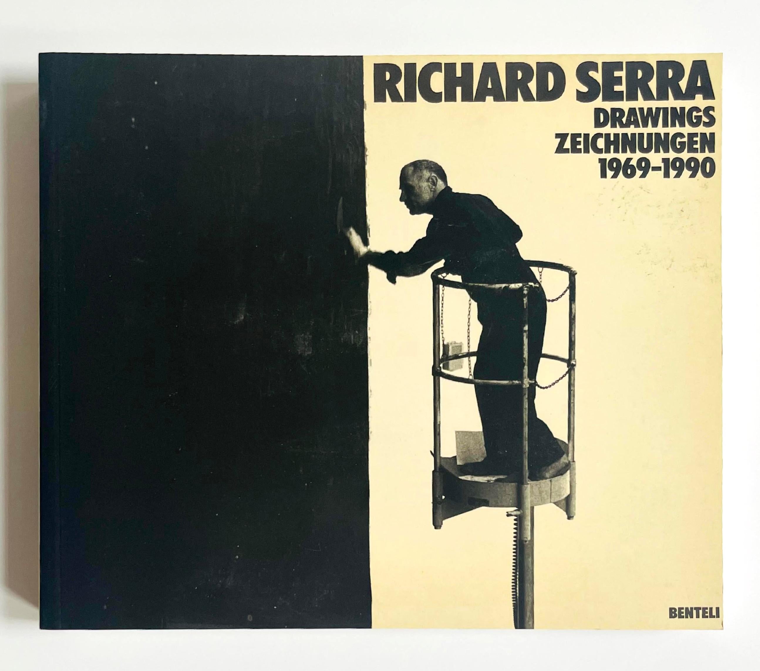 Richard Serra Zeichnungen, Zeichnungen 1969-1990, Buch (Hand signiert von Richard Serra) im Angebot 1