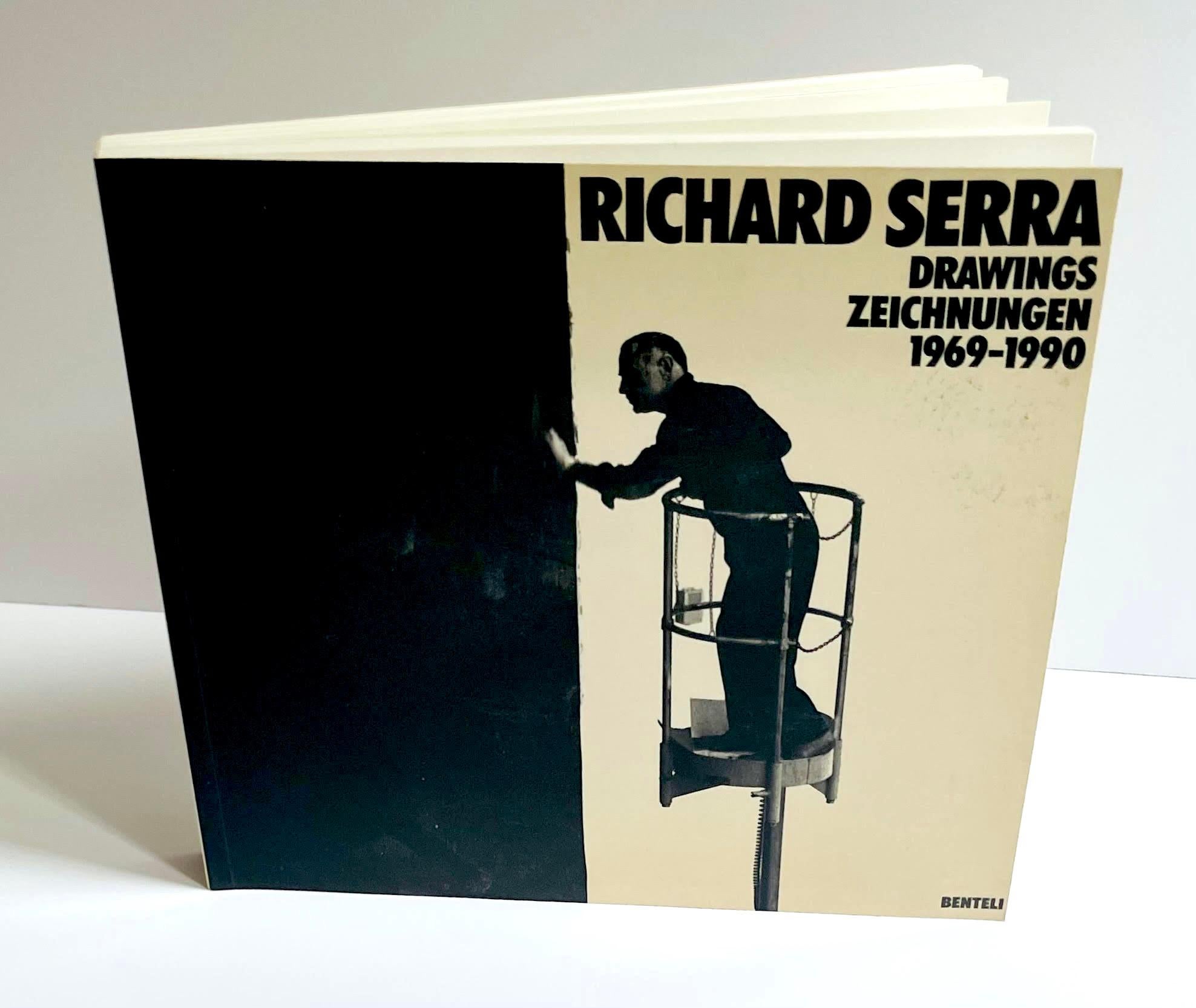 Richard Serra Drawings Zeichnungen 1969-1990 Book (Hand signed by Richard Serra) For Sale 1