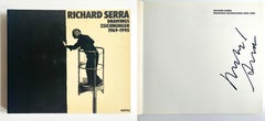 Richard Serra Drawings Zeichnungen 1969-1990 Book (Hand signed by Richard Serra)