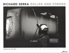 Lithographie Offset de Richard Serra « Rolled and Forged » (Roulé et forgé) 2006 - Signé