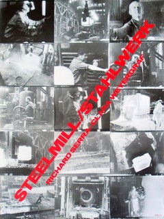 Richard Serra 'Stahlwerk bei Castelli's' - Poster