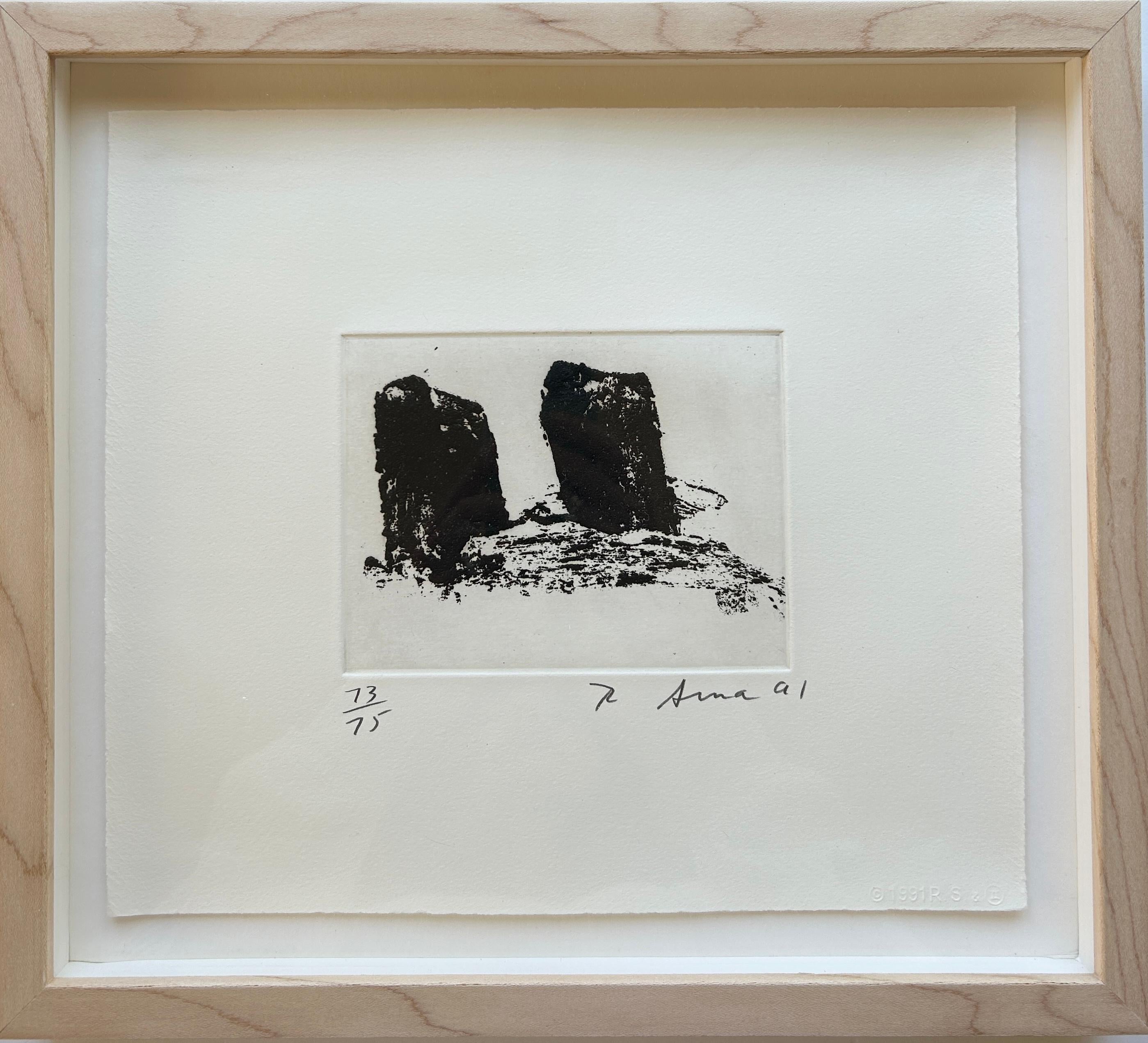 Richard Serra 'Videy Afangar #6' Limited Edition, Signed Etching Print For Sale 1