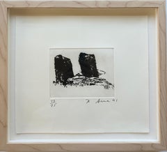 Richard Serra 'Videy Afangar #6' Limited Edition, Signed Etching Print