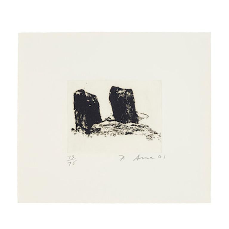 Richard Serra (born 1939)
Videy Afangar #6, from Videy Afangar Series, 1991
Etching on Hahnemühle paper
Signed and dated in pencil lower right
Edition 73/75 (there were also 20 artist's proofs) 
With blindstamps of the artist and the