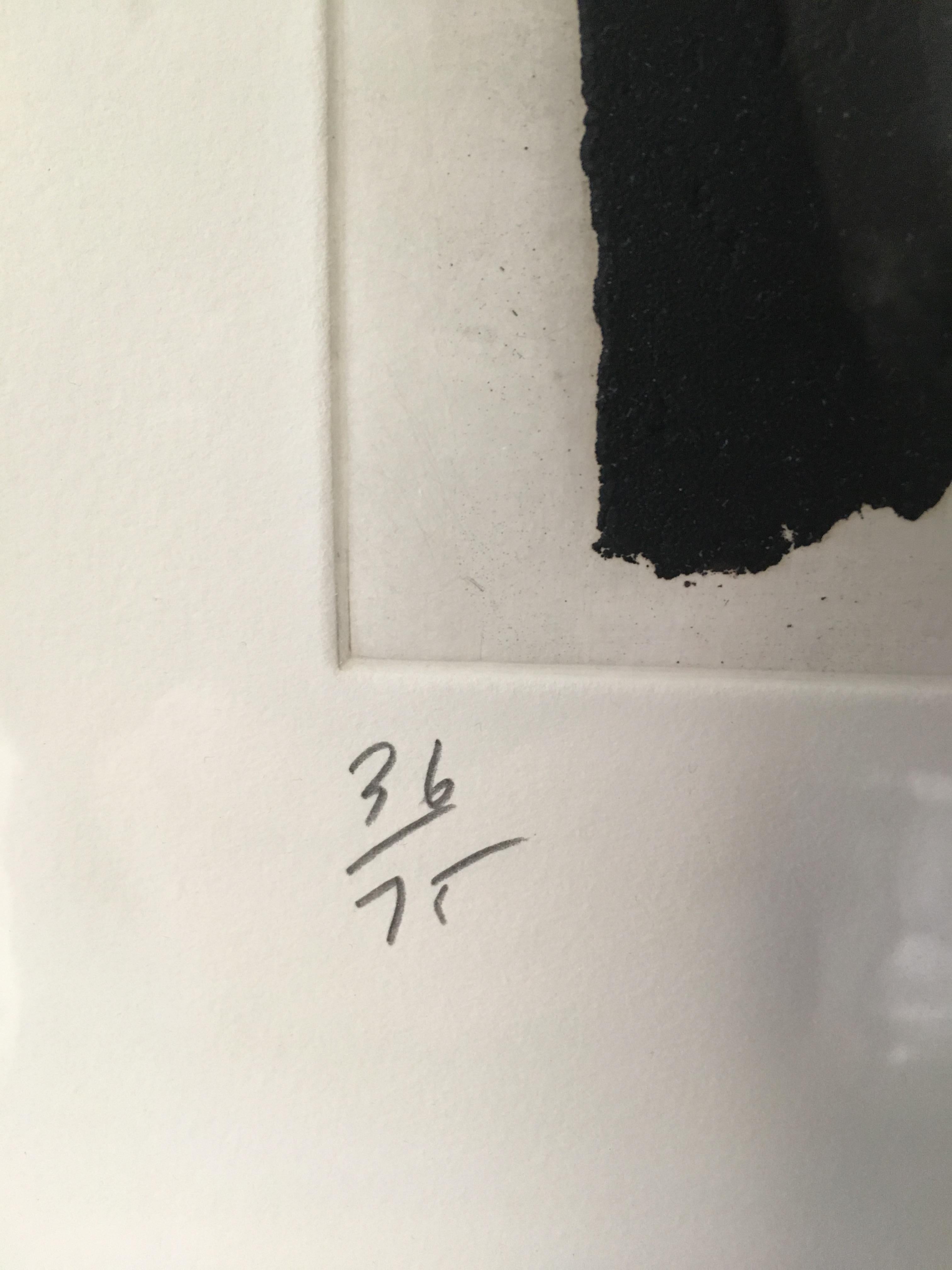 richard serra lithograph