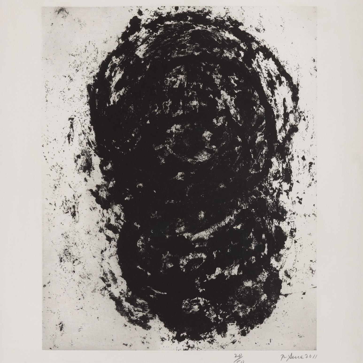 Swivel - Gray Abstract Print by Richard Serra