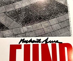 Tilted Arc Defense Fund (Hand signed by Richard Serra from his own collection)