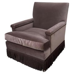 Richard Shapiro for Studiolo Aubergine Velvet Club Chair