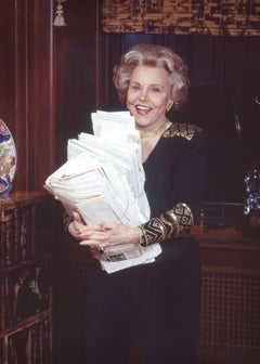 Ann Landers 'One Days' Mail', 1993 - Color Photograph, Matted and Framed