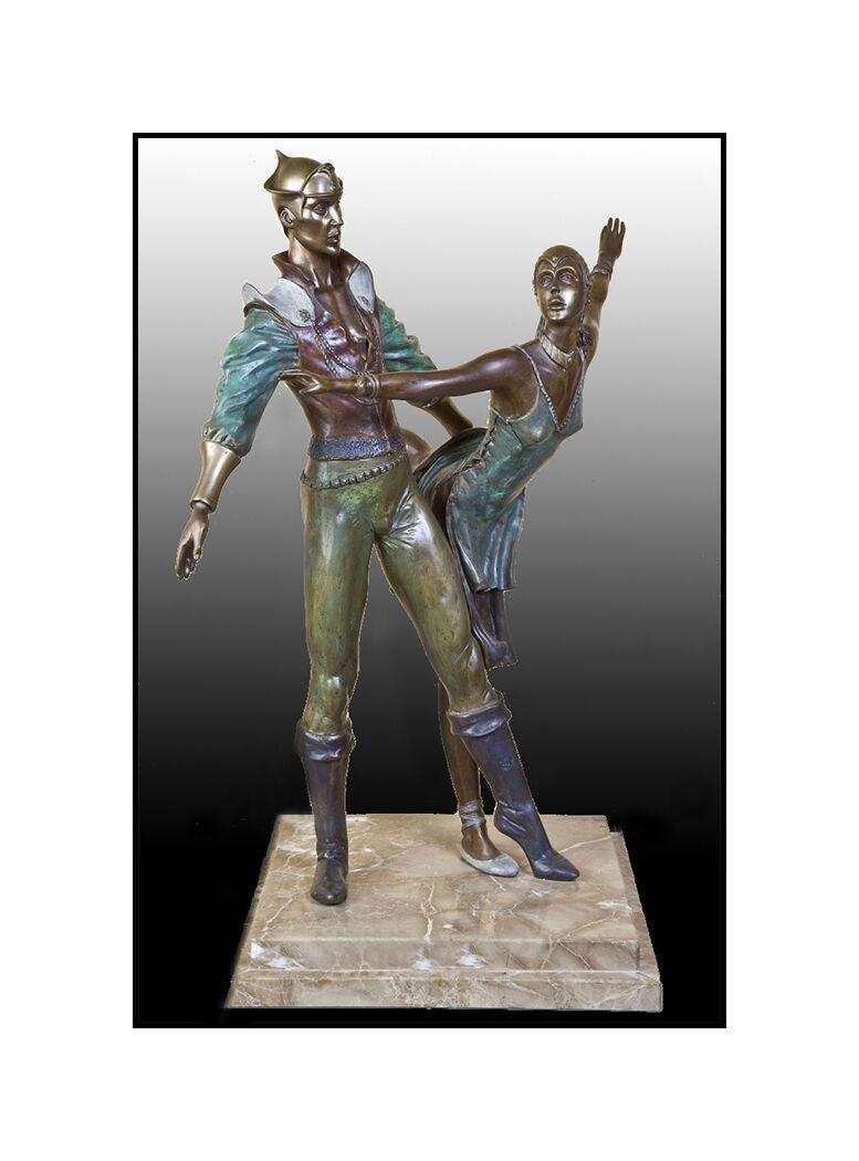 Richard Shiloh Large & Authentic Signed Bronze Sculpture "Dance", listed with the Submit Best Offer option

Accepting Offers Now:  Here we have something that is very rare to find (only 10 piece in the edition), a Full Round Bronze Sculpture with