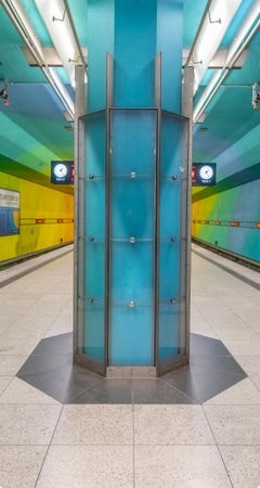Candidplatz Station, Germany - Color Photography, 40x60 Inches, New