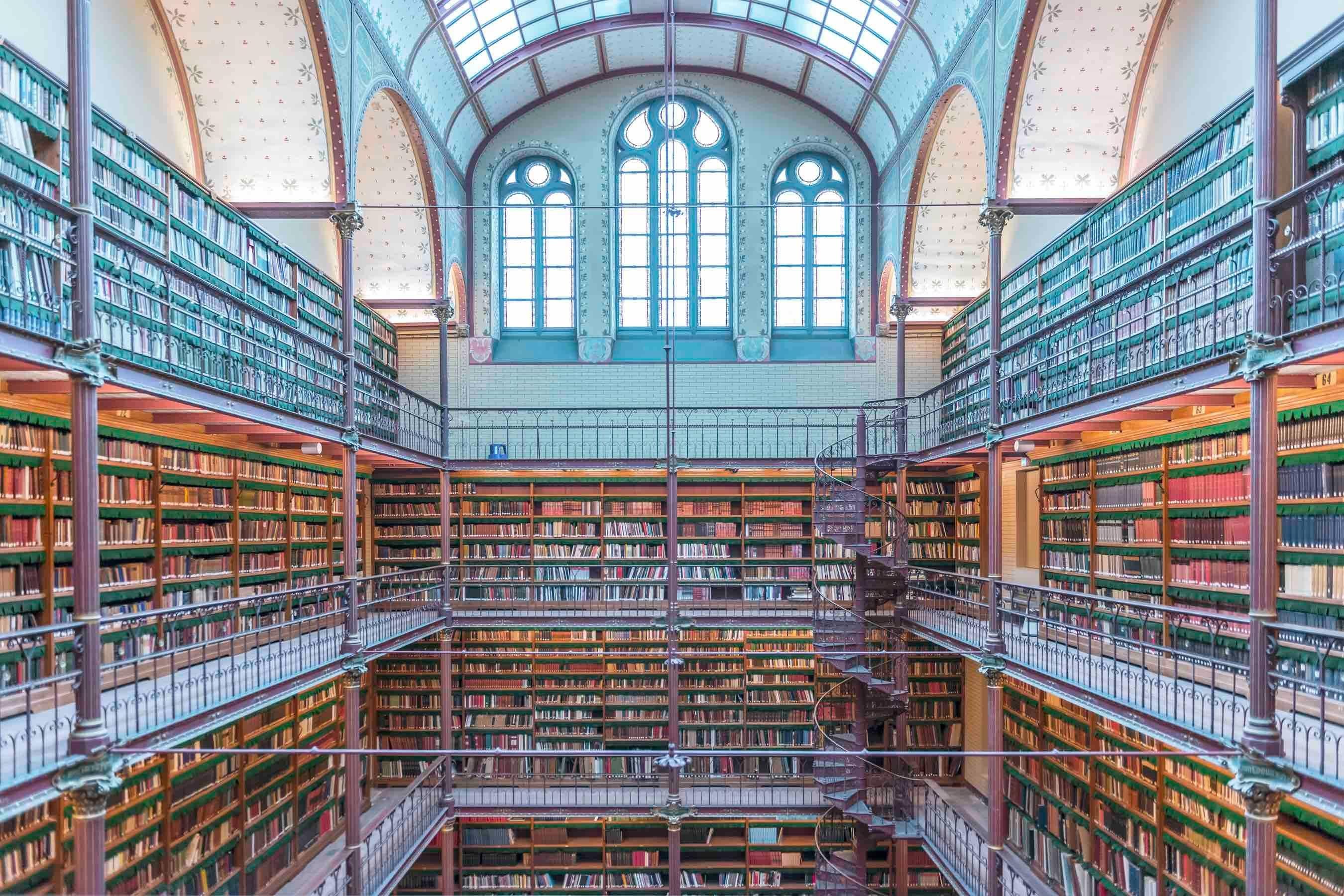 Rijks Museum Library - color photography