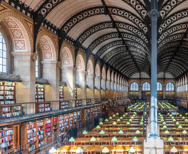 Saint Genevieve Library Paris - Contemporary Photograph by Richard Silver