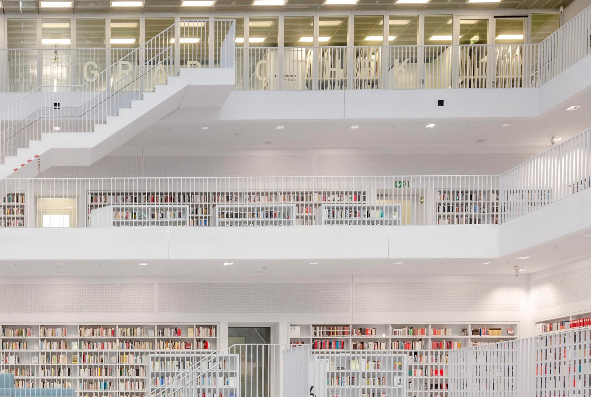 Stuttgart library - color photography For Sale 1