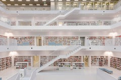 Stuttgart library - color photography