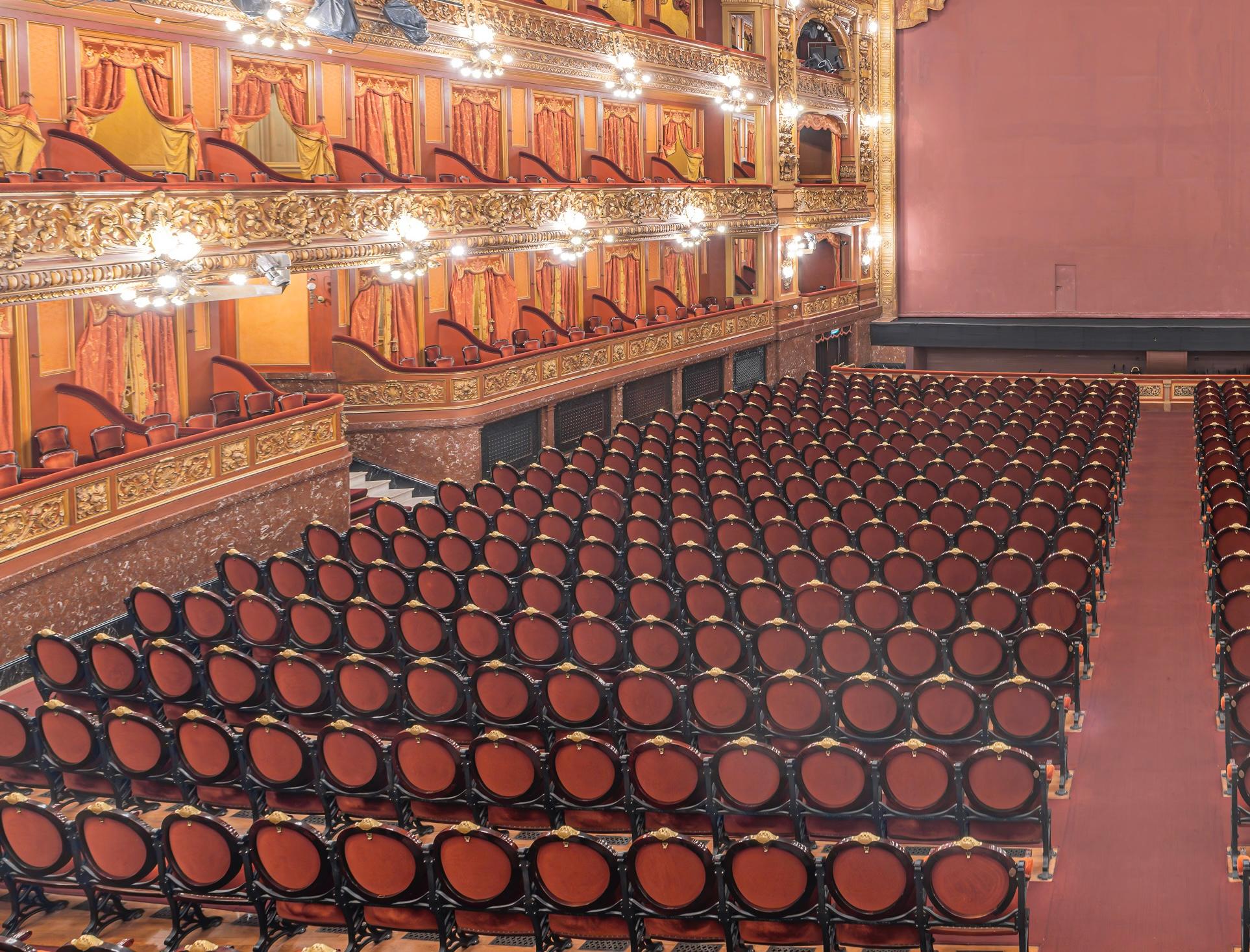 Theatre Colon Buenos Aires - color photography - Photograph by Richard Silver