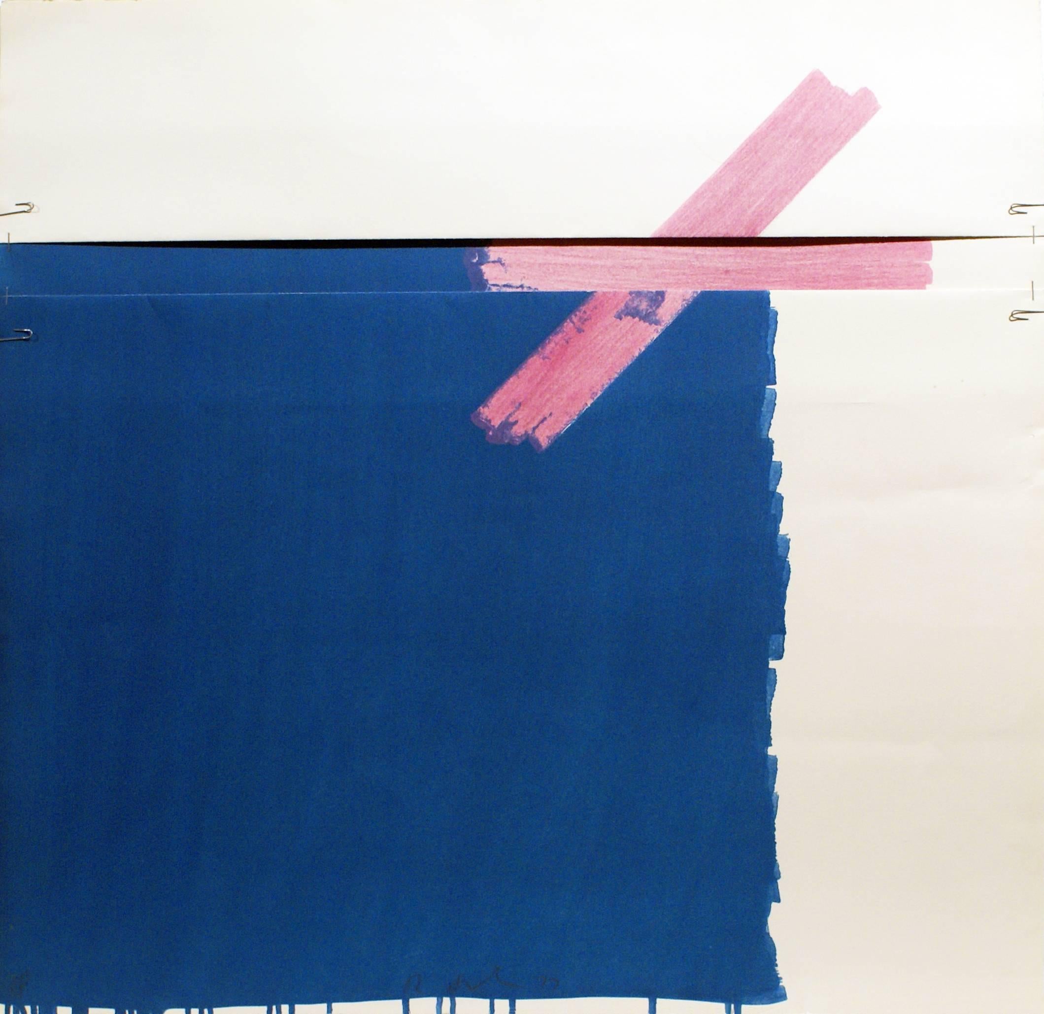 Richard Smith Print - Chocolate Box II (Blue and pink)