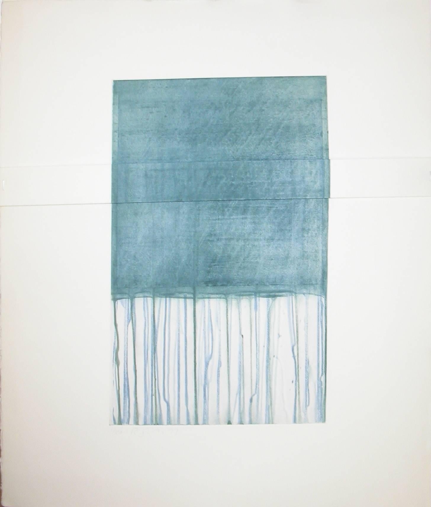 Richard Smith Print - Small Blue