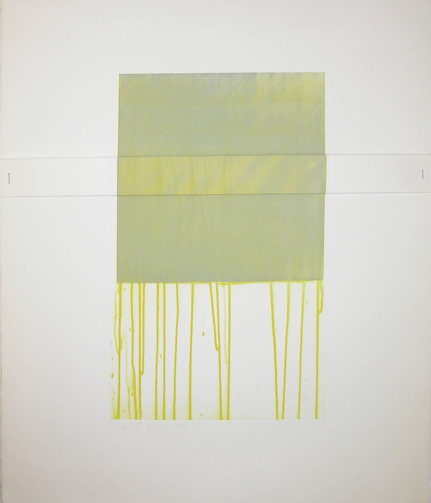 Richard Smith Print - Small Yellow