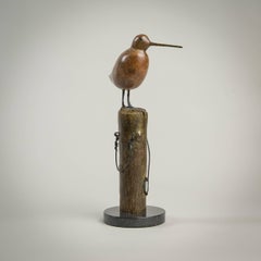 Sculpture en bronze d'animaux sauvages contemporaines - Peu de poisson de Richard Smith