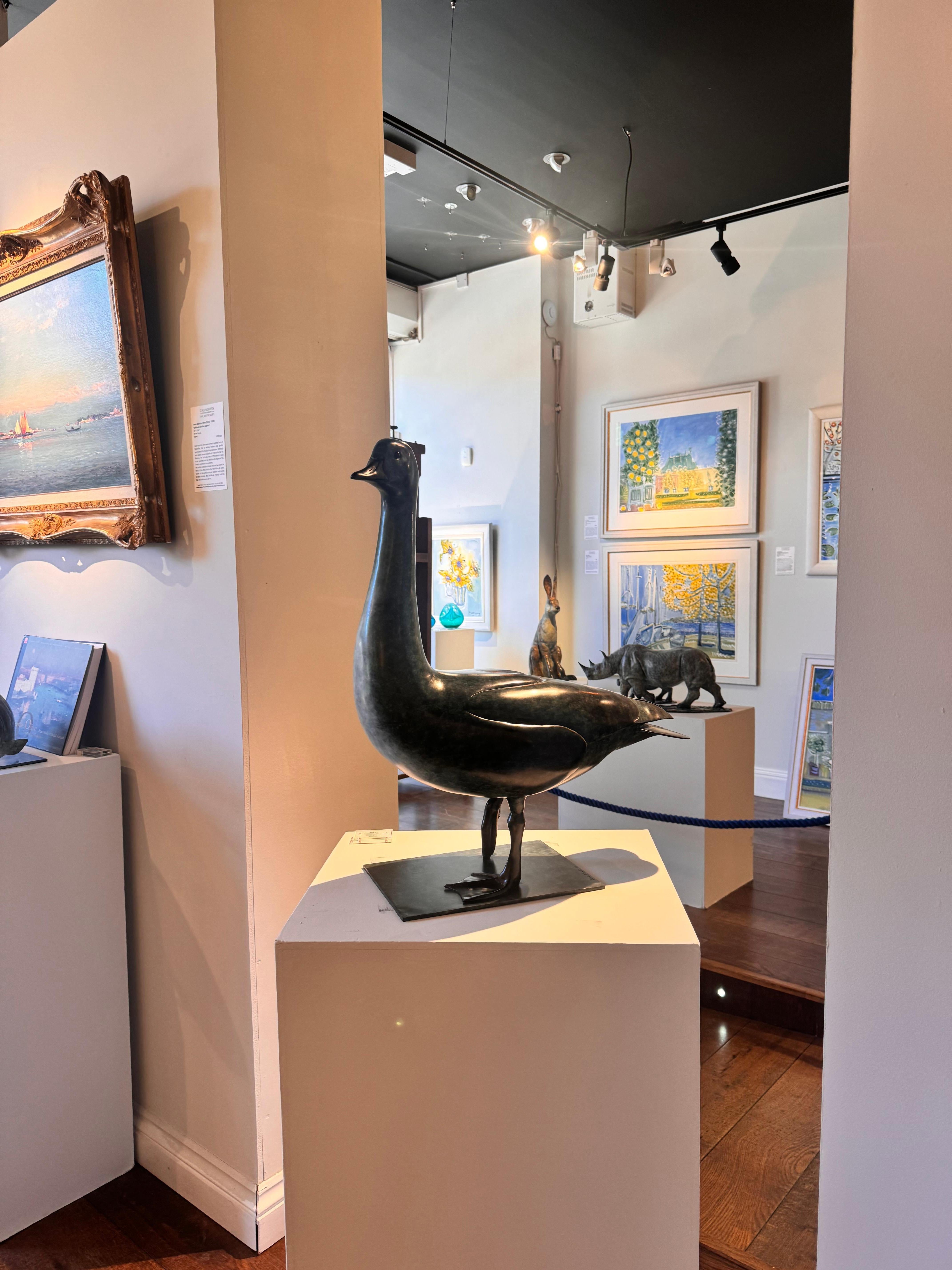 Scultura contemporanea in bronzo Greene & Greene, uccello della fauna selvatica, per giardino o per interni in vendita 4