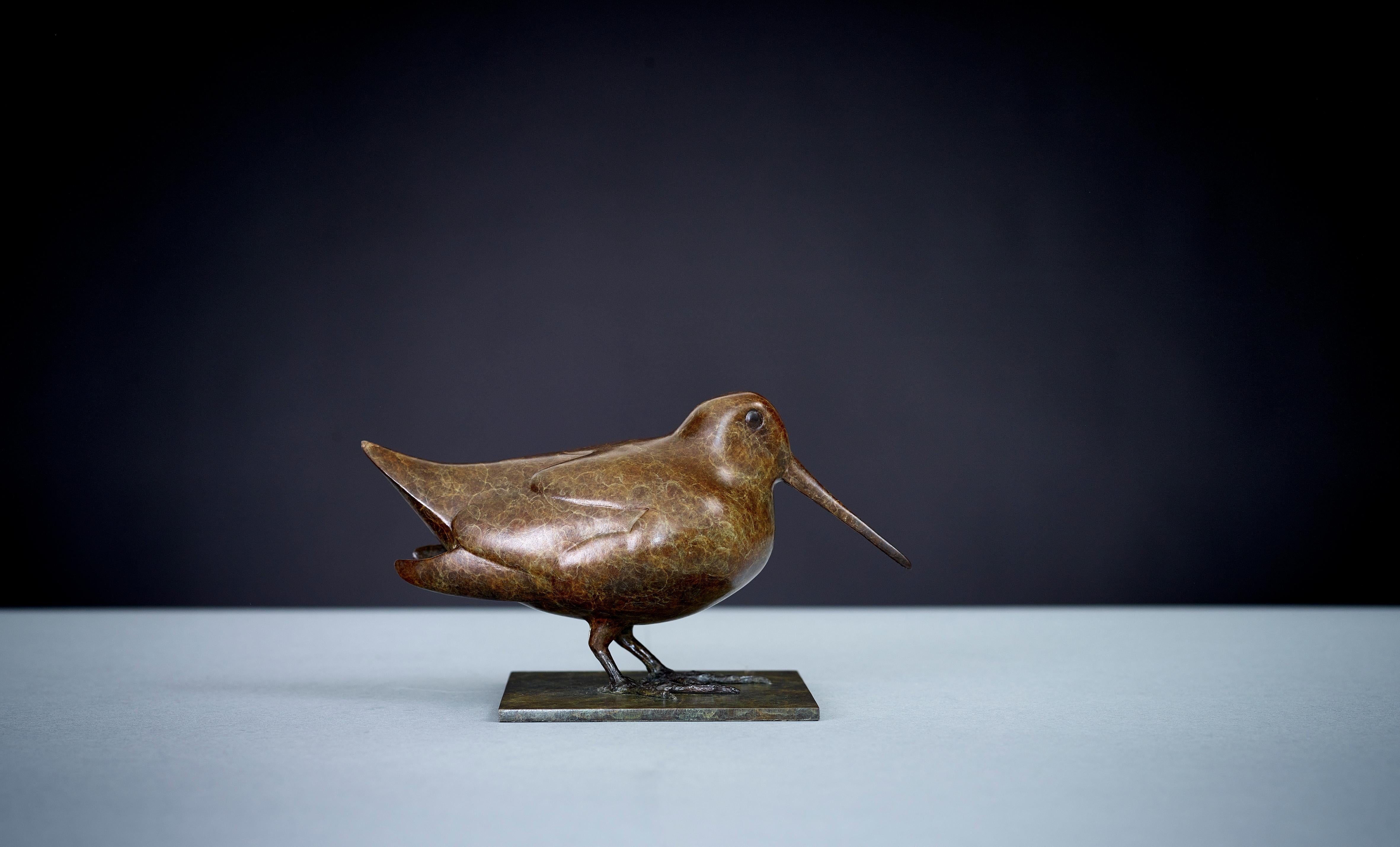 Scultura contemporanea di uccello acquatico 'Woodcock' di Richard Smith - Sculpture Contemporaneo di Richard Smith b.1955