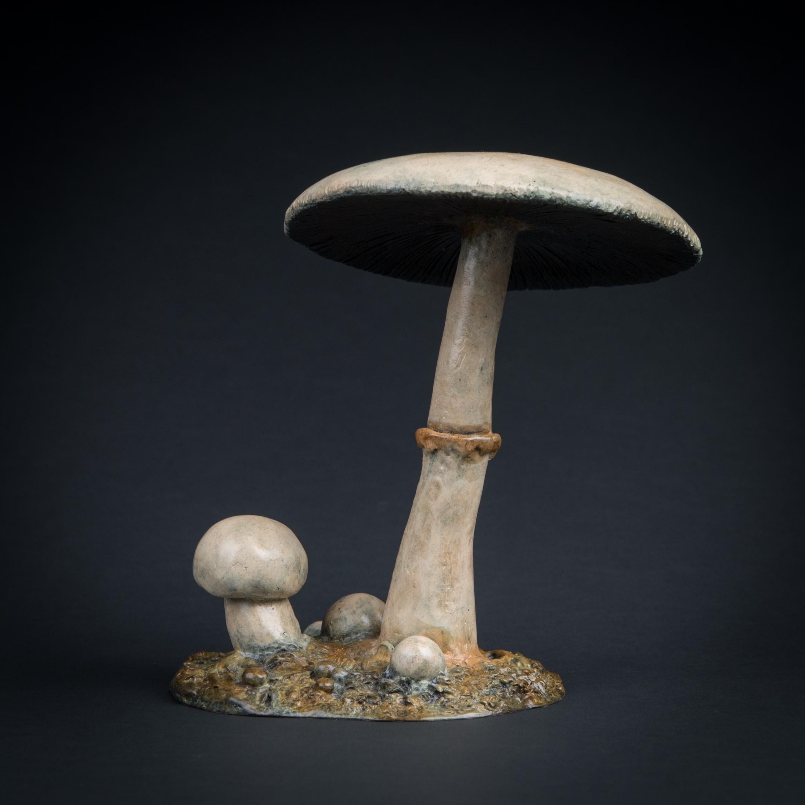 mushroom clay sculpture