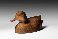 Escultura contemporánea de bronce en forma de pájaro silvestre "Cerceta" de Richard Smith