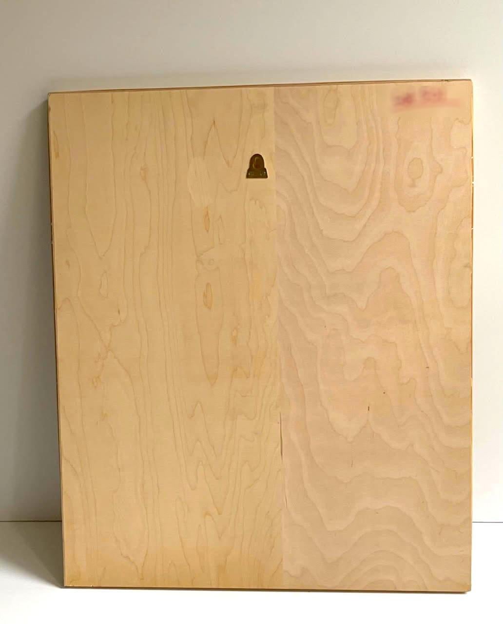 D von Logo Suite (Magenta) Siebdruck auf 3-D geformtem Kunststoff über Holz Signiert/N im Angebot 7