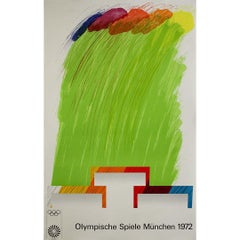 1972 Cartel original de Richard Smith - Juegos Olímpicos de Munich