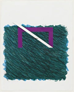 Bramble, 1970 abstrakte Lithographie des britischen Pop-Art-Pioniers Signed/N, gerahmt