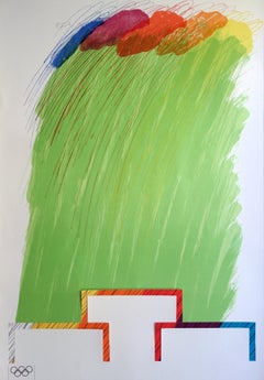 Colors on Podium - Lithograph (Olympic Games Munich 1972)