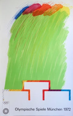 Colors on Podium - Lithograph (Olympic Games Munich 1972)