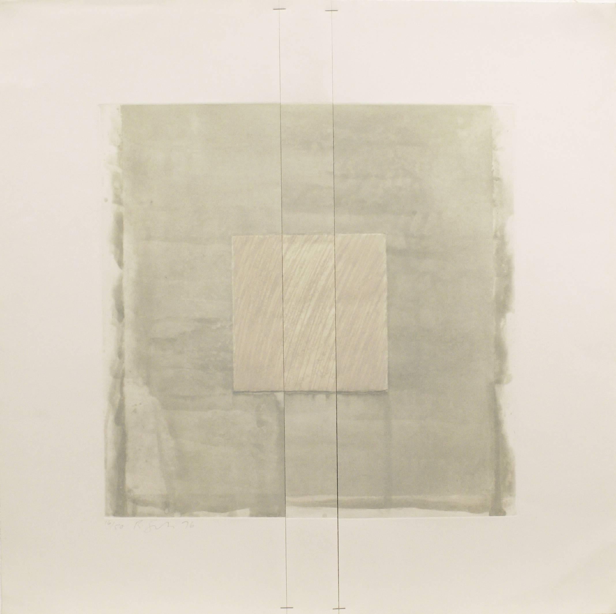 Abstract Print Richard Smith - Gris