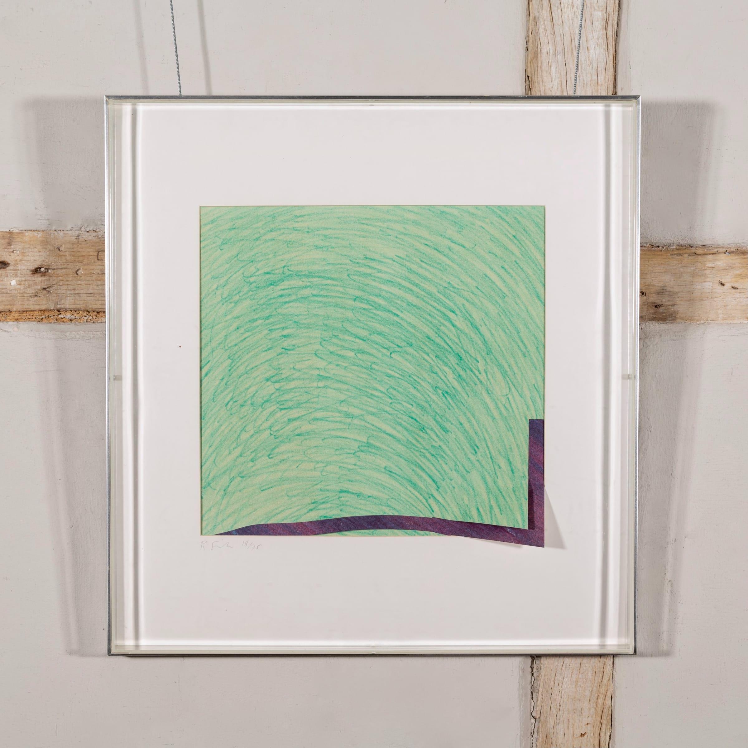 Intervallo di Richard Smith, 1969

Informazioni aggiuntive:
Medium:litografia a sei colori su tre fogli
15 3/4 x 15 in
40 x 38 cm
firmata e numerata a matita 18/75; titolata e iscritta al verso
