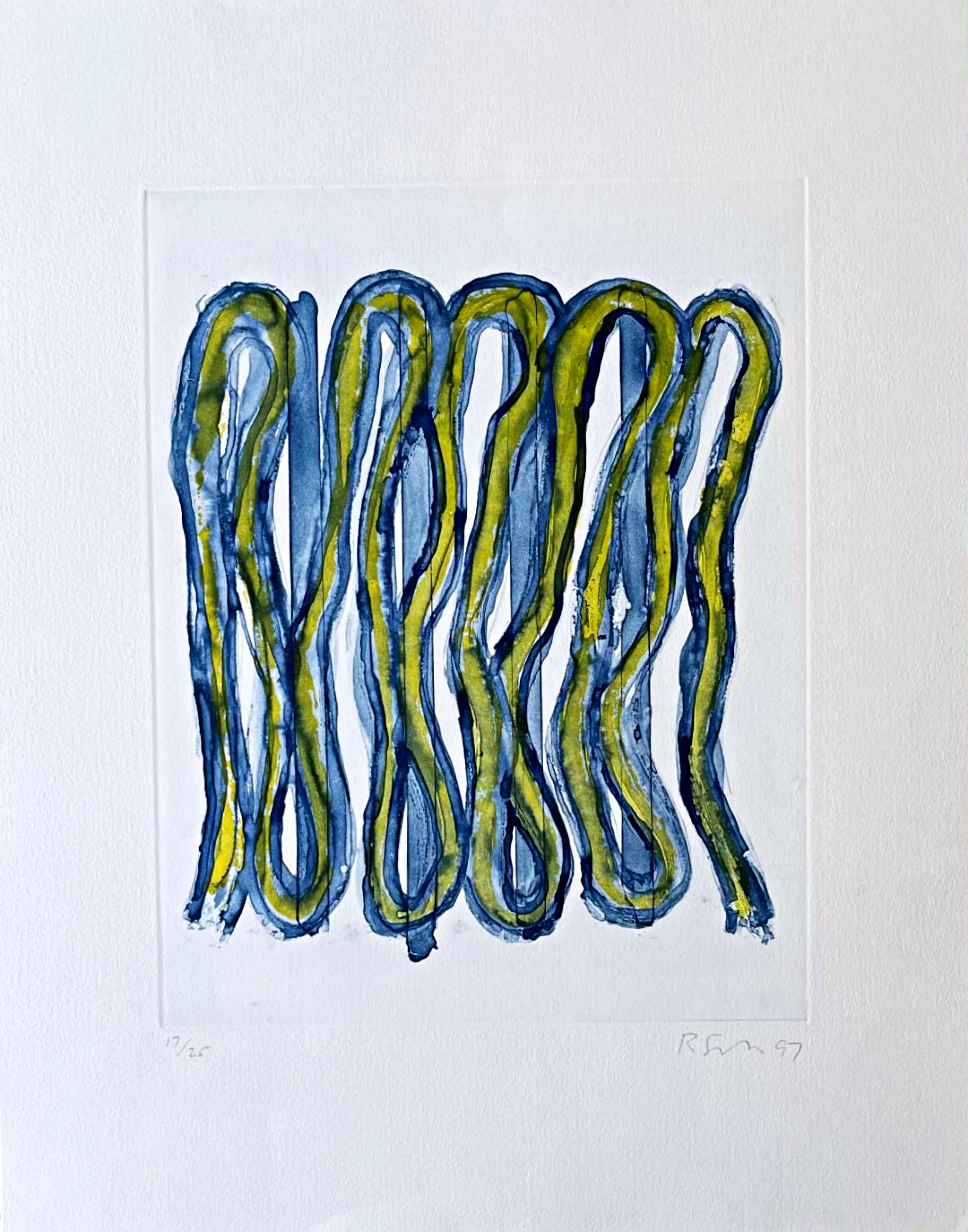 Richard Smith, Firma Acquaforte & Acquatinta Firmata 17/25 Pioniere della Pop Art britannica